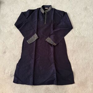 Navy Blue Kurta